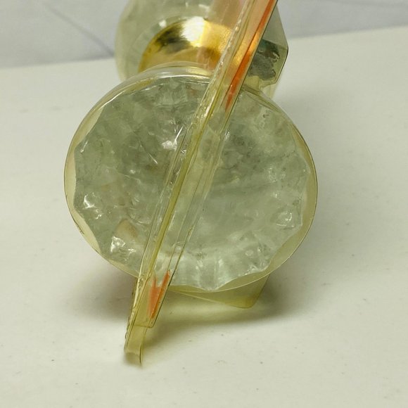 Vintage Fluted Glass Crystal Ilco Unican 2" Round Door Knobs AG-30 Brass Base - Picture 6 of 7